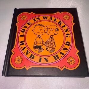 1965 Love is Walking Hand in Hand Peanuts Charles M. Schulz Charlie Brown